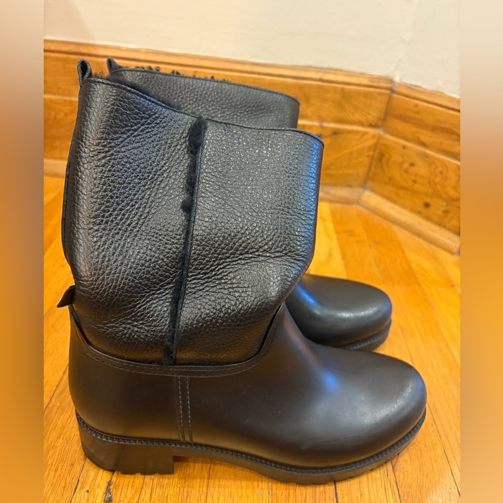 LK Bennett Black Leather Winter Boots